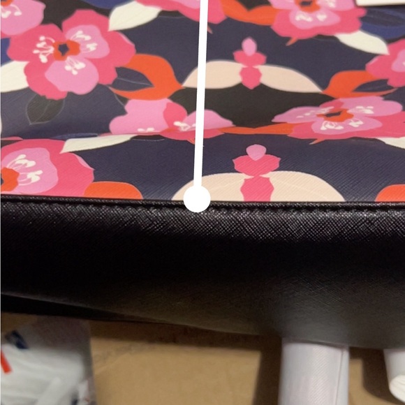 Brand New gorgeous floral, blue / pink Trina Turk NWT purse Tote L #NWT #tote - Picture 6 of 14